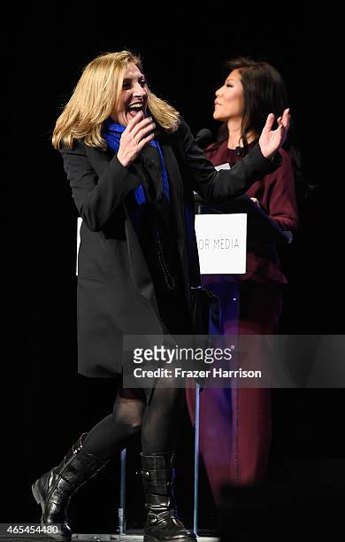 Producer Lesli Linka Glatter, on stage at The Paley Center For Media's 32nd Annual PALEYFEST LA - "Homeland" at Dolby Theatre on March 6, 2015 in...