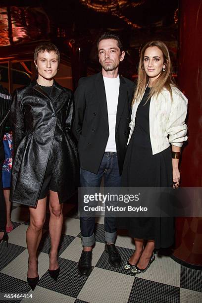 Olympia Scarry, Alexia Niedzielski attend the Christian Dior - Private Dinner At les Bains Douches as part of the Paris Fashion Week Womenswear...