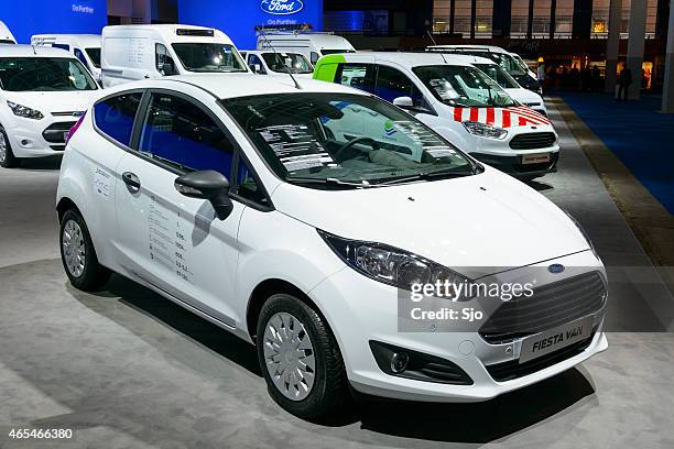 ford fiesta van - ford fiesta cars stock pictures, royalty-free photos & images