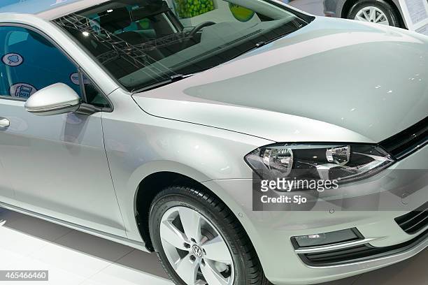 volkswagen golf detail - volkswagen polo stock pictures, royalty-free photos & images