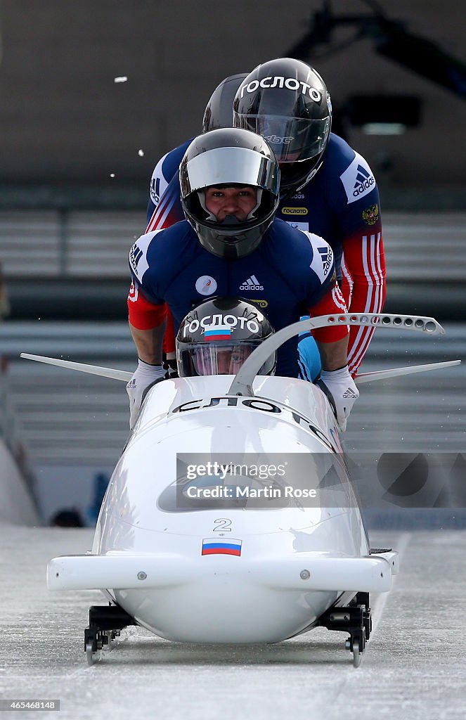 BMW FIBT Bob & Skeleton World Championships 2015 - Day 7