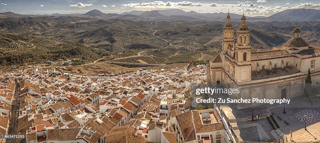 Panoramic view from Olvera