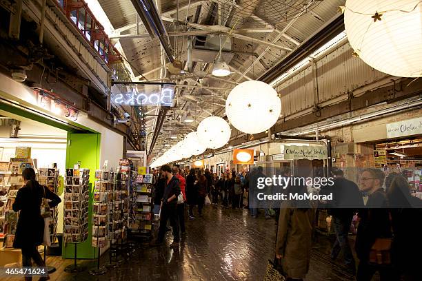 chelsea market in new york - chelsea new york stock-fotos und bilder