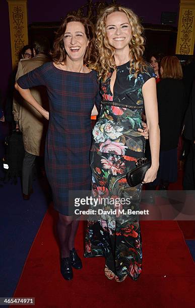 Haydn Gwynne and Anna-Louise Plowman attend a special screening of "Private Lives" at Cineworld Haymarket on January 27, 2014 in London, England.
