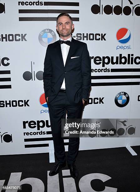 Songwriter and music producer Joel Little arrives at the Republic Records Post GRAMMY Party at 1 OAK on January 26, 2014 in West Hollywood,...