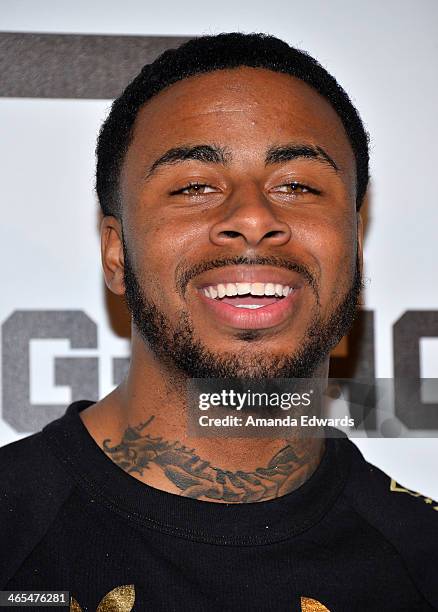 Recording artist Sage The Gemini arrives at the Republic Records Post GRAMMY Party at 1 OAK on January 26, 2014 in West Hollywood, California.