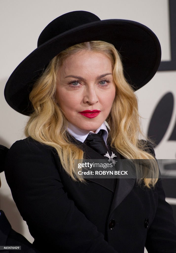 US-MUSIC-GRAMMY AWARDS-ARRIVALS