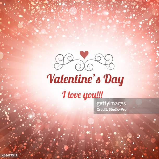 happy valentine's day - exploding heart clip art stock illustrations