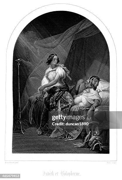 illustrations, cliparts, dessins animés et icônes de judith et holophernes - holopherne