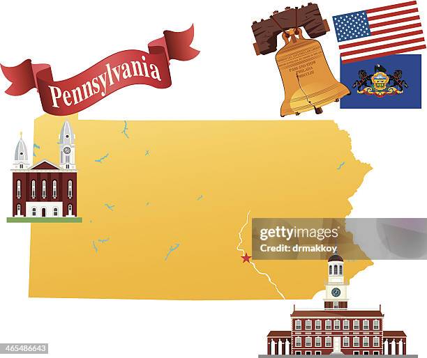 ilustrações de stock, clip art, desenhos animados e ícones de pensilvânia - oil explorations pensylvania