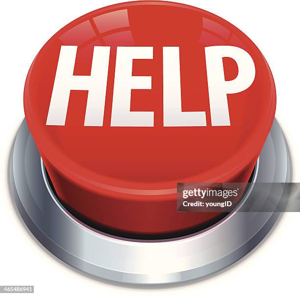 218 Help Button Icon High Res Illustrations - Getty Images