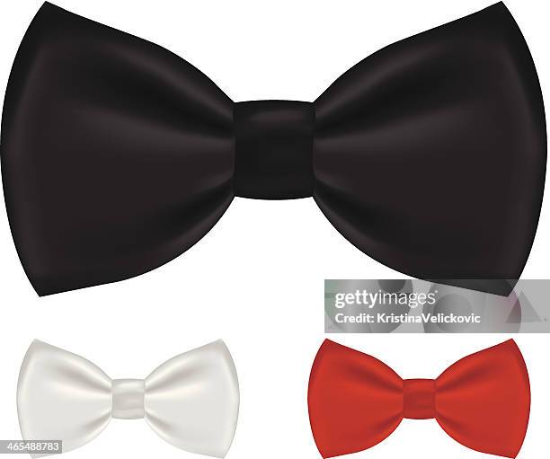 bow tie - hair bow stock illustrations