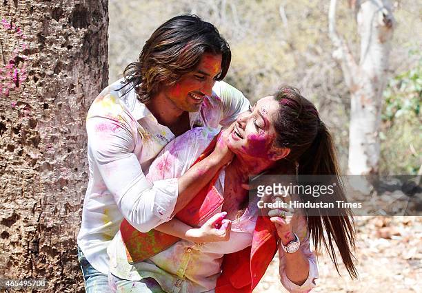 Bollywood actors Sushant Singh Rajput and Ankita Lokhande exclusive photo shoot for Holi special during an interview share their Holi plans and...