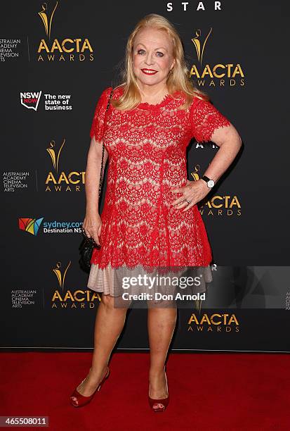 Jacki Weaver attends the 3rd Annual AACTA Awards Luncheon at The Star on January 28, 2014 in Sydney, Australia.