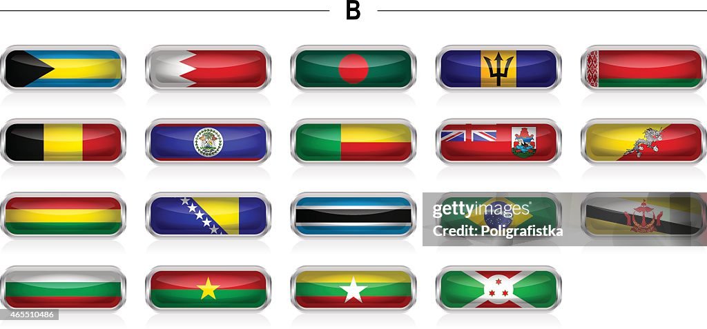 Flags icon - "B"