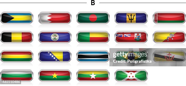 Flags icon - "B" Flags icon - "B"
