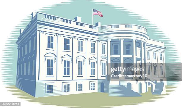 ilustrações, clipart, desenhos animados e ícones de a casa branca - president