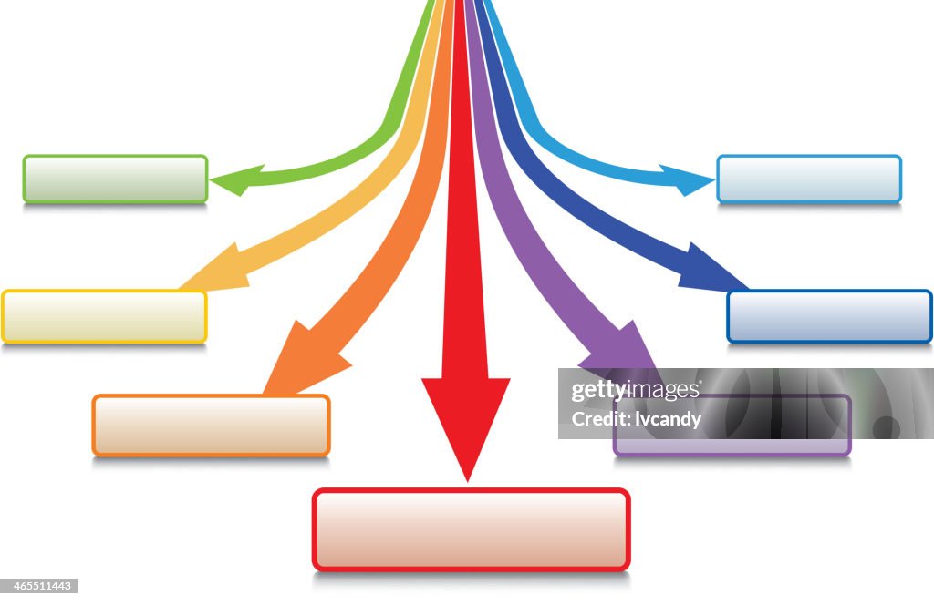 Diffusing Arrows Arrow Dispersion High-Res Vector Graphic - Getty Images