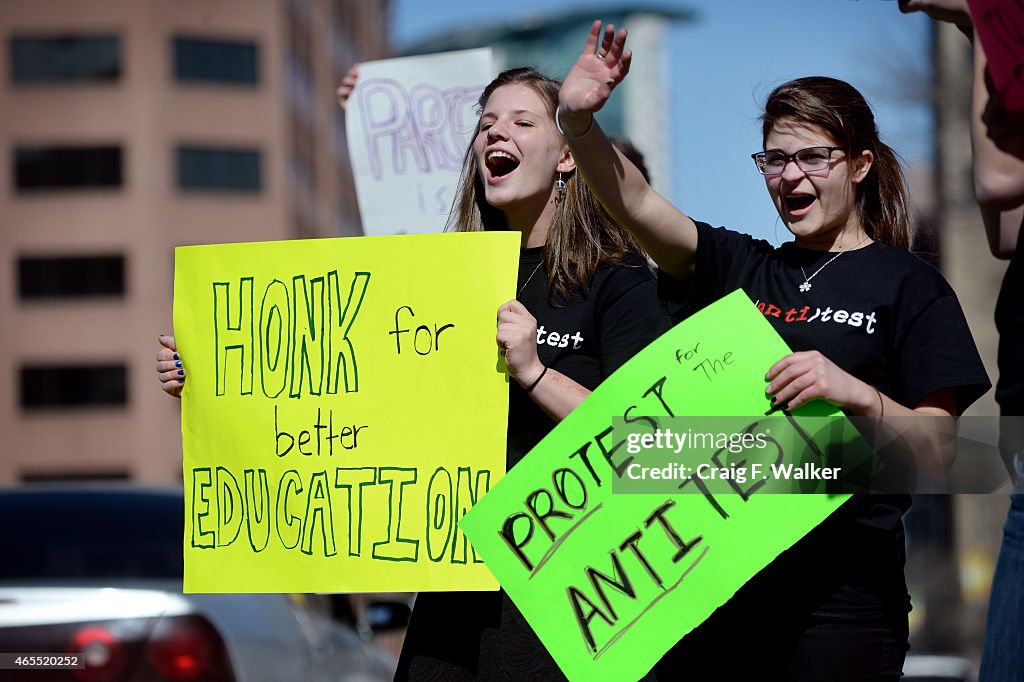 Students Protest Against Standardized Testing in Colorado