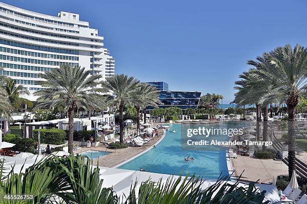 General view of the Fontainebleau during NATPE 2014 at Fontainebleau Miami Beach on January 27, 2014 in Miami Beach, Florida.