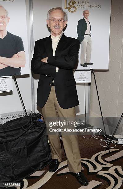 Dickie Smothers is sighted at NATPE 2014 at Fontainebleau Miami Beach on January 27, 2014 in Miami Beach, Florida.