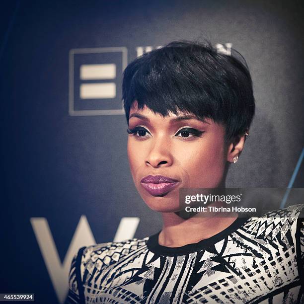 Jennifer Hudson attends the W Hotels 'Turn It Up For Change' ball to benefit HRC at W Hollywood on February 5, 2015 in Hollywood, California.