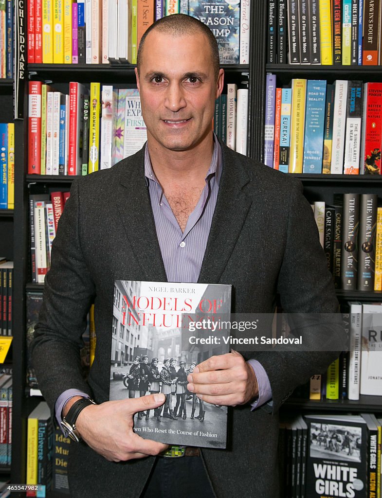 Nigel Barker Presents And Signs "Models Of Influence: 50 Women Who Reset The Course Of Fashion"