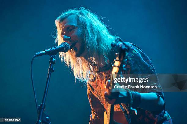 Kieran Leonard performs live in support of Father John Misty during a concert at the Heimathafen Neukoelln on March 7, 2015 in Berlin, Germany.