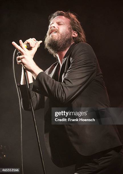 Father John Misty performs live during a concert at the Heimathafen Neukoelln on March 7, 2015 in Berlin, Germany.