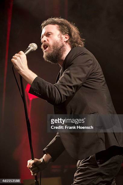 Father John Misty performs live during a concert at the Heimathafen Neukoelln on March 7, 2015 in Berlin, Germany.