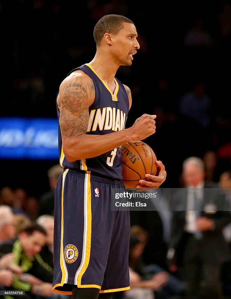 Indiana Pacers v New York Knicks