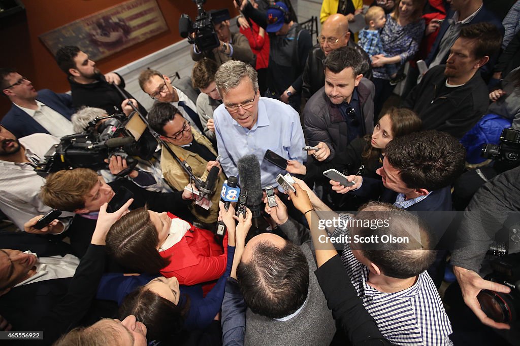 Jeb Bush Speaks To Iowans After Ag Summit