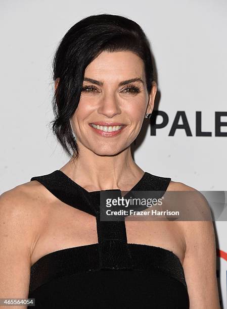 Actress Julianna Margullies arrives at The Paley Center For Media's 32nd Annual PALEYFEST LA - "The Good Wife" at Dolby Theatre on March 7, 2015 in...