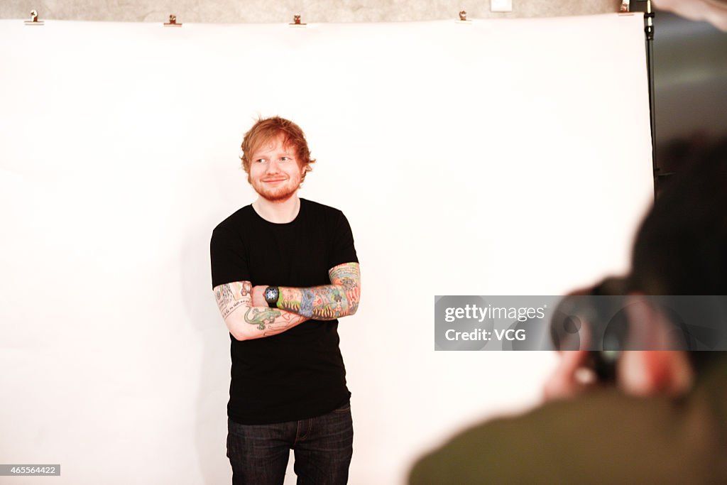 Ed Sheeran Holds Live In Shanghai