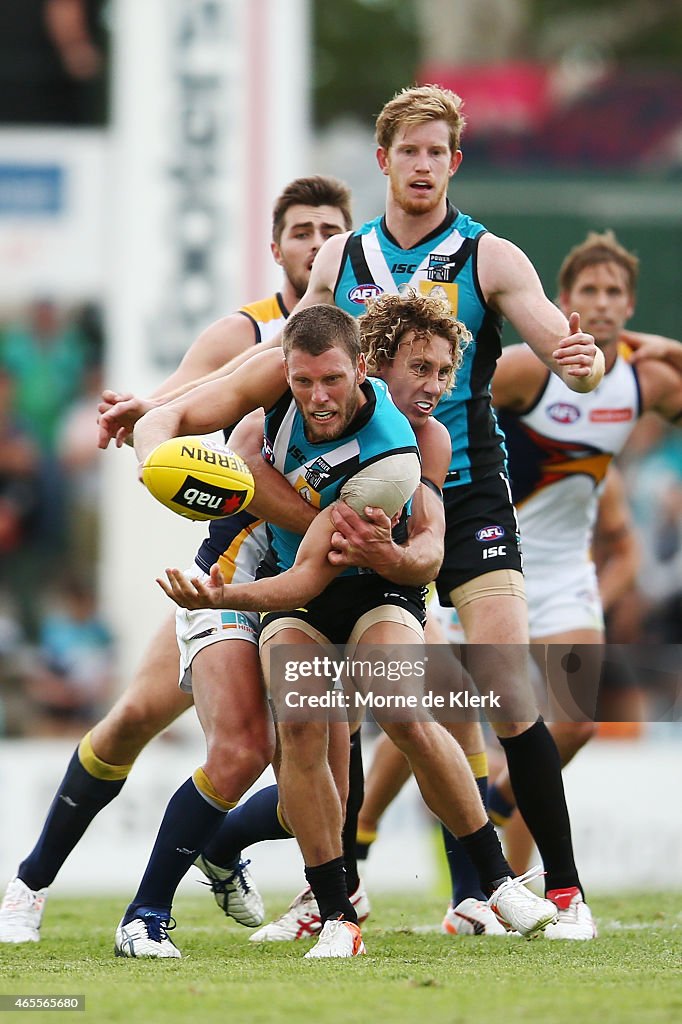 NAB Challenge - Port Adelaide v West Coast Eagles