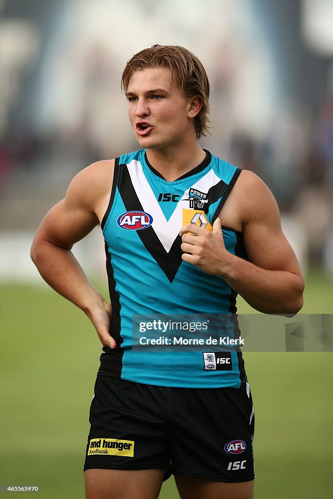 NAB Challenge - Port Adelaide v West Coast Eagles