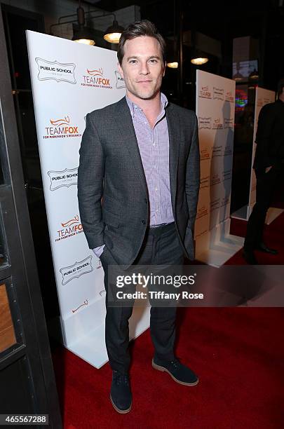 Actor Mike Doyle attends Raising The Bar To End Parkinson's at Public School 818 on March 7, 2015 in Sherman Oaks, California.