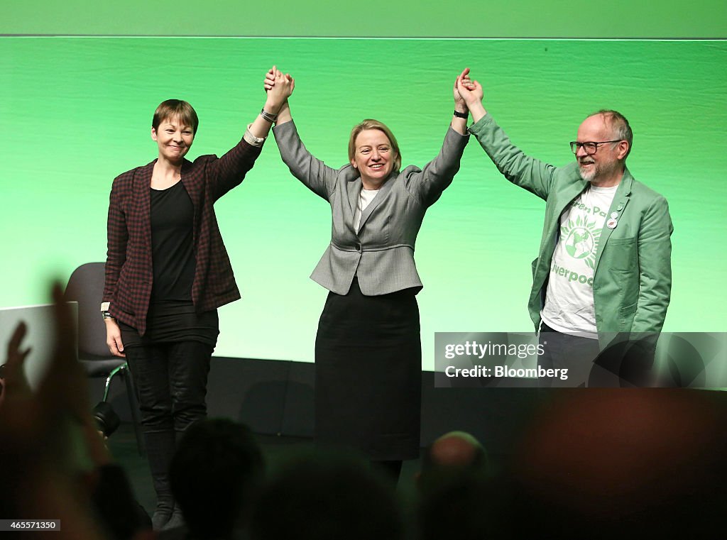 Green Party Leader Natalie Bennett Addresses Spring Conference