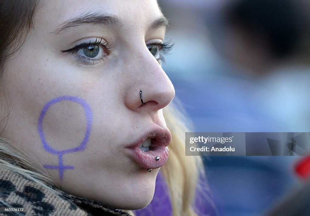 International Women's Day parade in Madrid