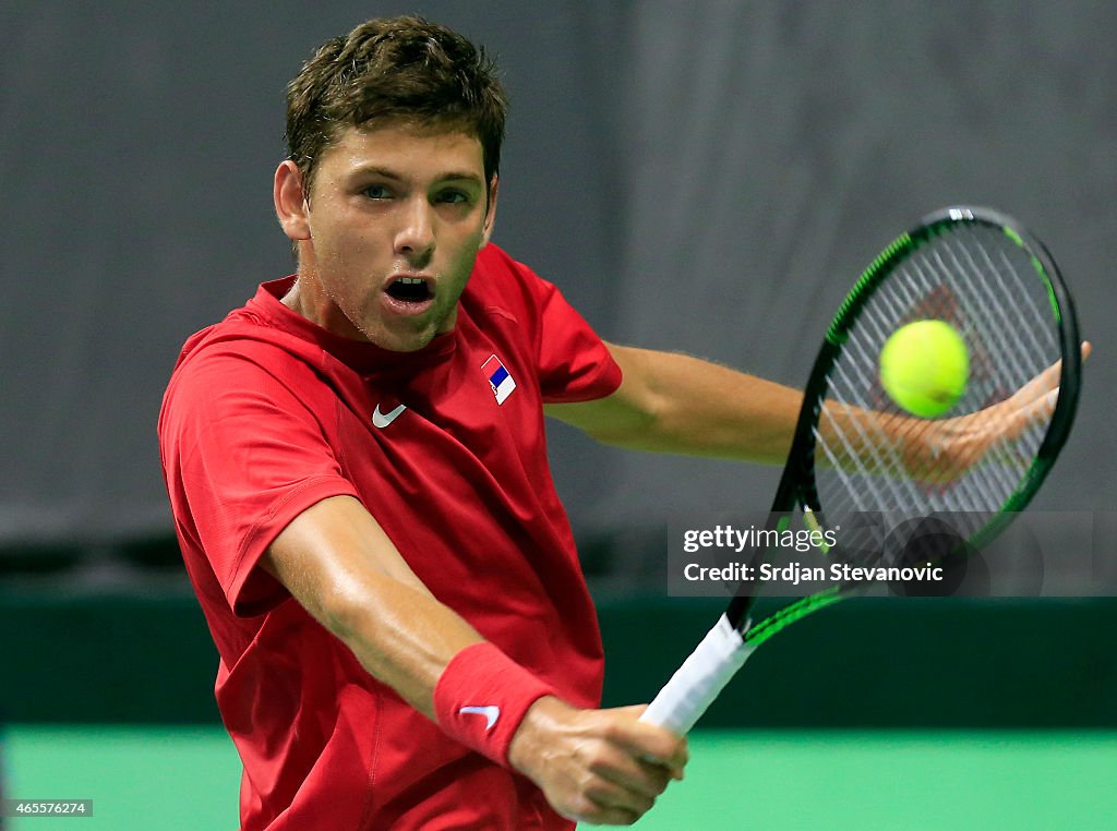 Davis Cup: Serbia v Croatia - Day Three