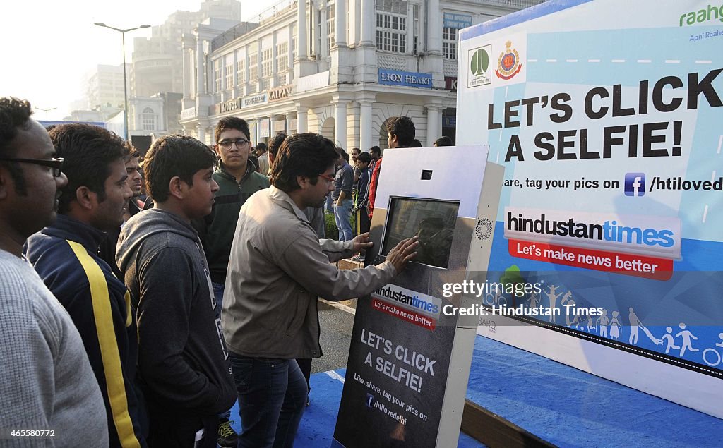 Raahgiri Day Organised By Hindustan Times At Connaught Place