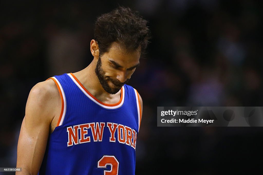 New York Knicks v Boston Celtics