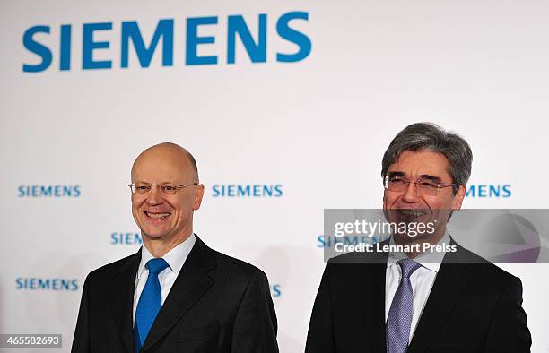 Joe Kaeser , President and Chief Executive Officer of Siemens AG and Ralf P. Thomas, Member of the Managing Board and Head of Finance and Controlling...