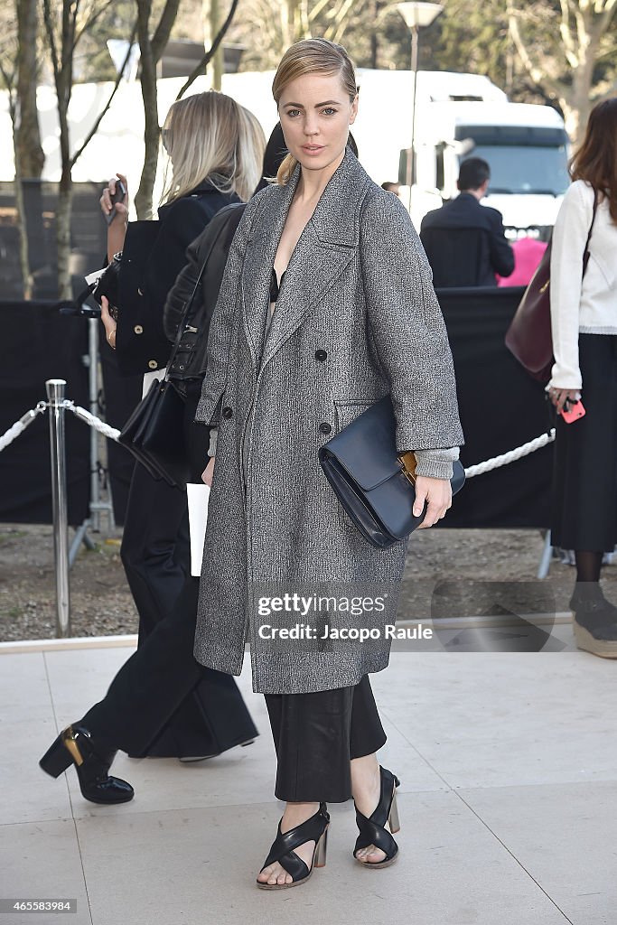 Celebrity Sightings On Day 6  Of Paris Fashion Week Fall Winter 2015/2016