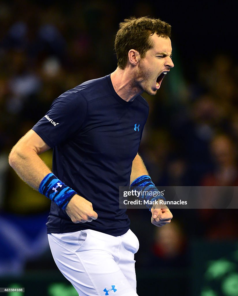 GB v USA - Davis Cup: Day 3