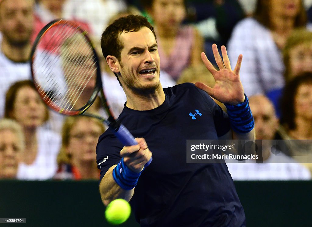 GB v USA - Davis Cup: Day 3