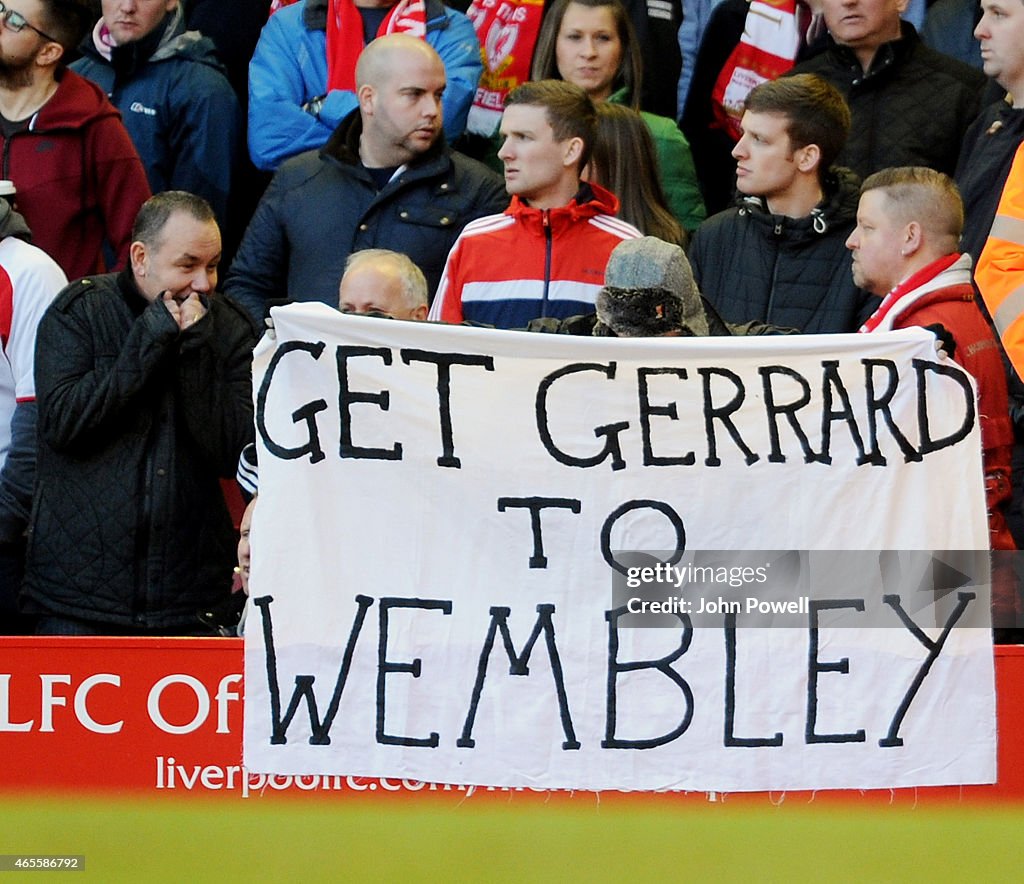 Liverpool v Blackburn Rovers - FA Cup Quarter Final