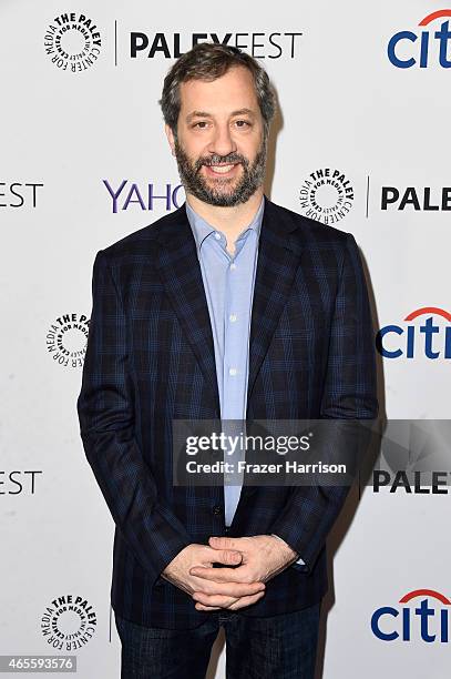 Executive producer Judd Apatow attends The Paley Center For Media's 32nd Annual PALEYFEST LA - "Girls" at Dolby Theatre on March 8, 2015 in...