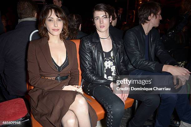 Harry Brant attends the Givenchy show as part of the Paris Fashion Week Womenswear Fall/Winter 2015/2016 on March 8, 2015 in Paris, France.