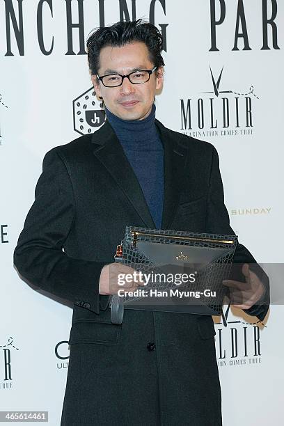 South Korean director Lee Jae-Han attends the Moldir Launching Party on January 24, 2014 in Seoul, South Korea.